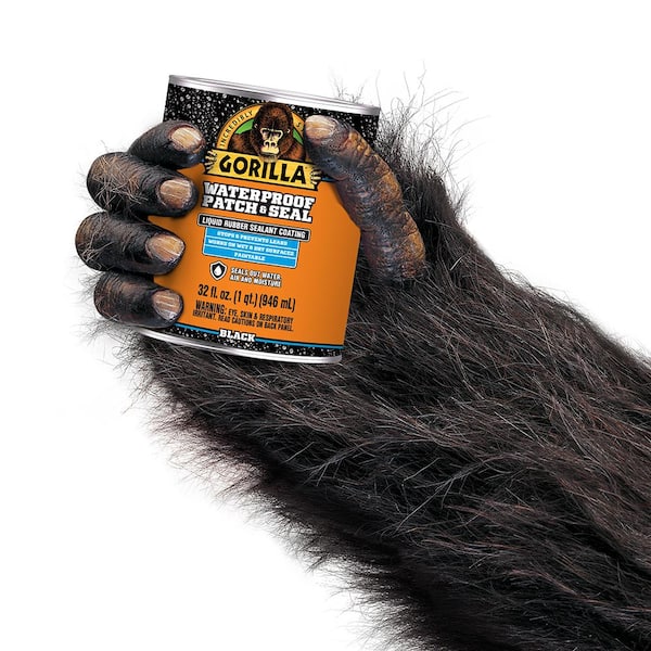 Gorilla 32 oz. Black Waterproof Patch & Seal Liquid