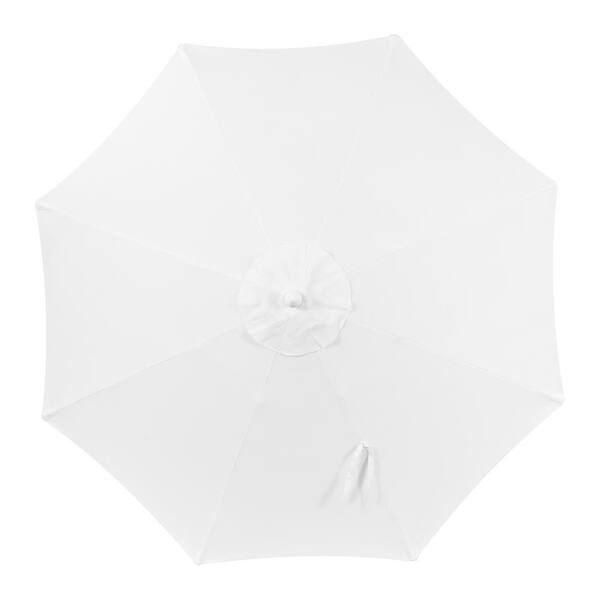 JONATHAN Y Tracy 9 ft. Scalloped Fringe Market Patio