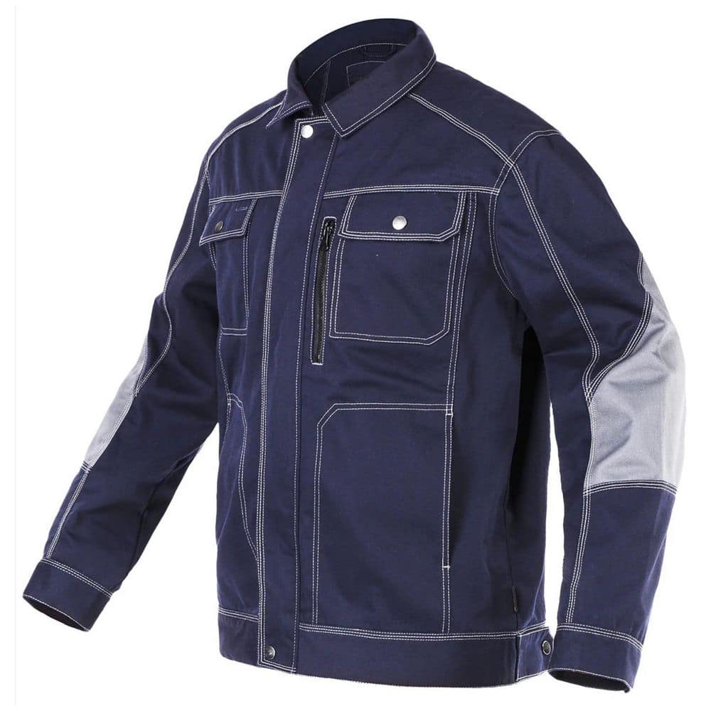 Unisex Medium Blue Polyester/Cotton Heavy-Duty Work Jacket price history on PriceWatchPro