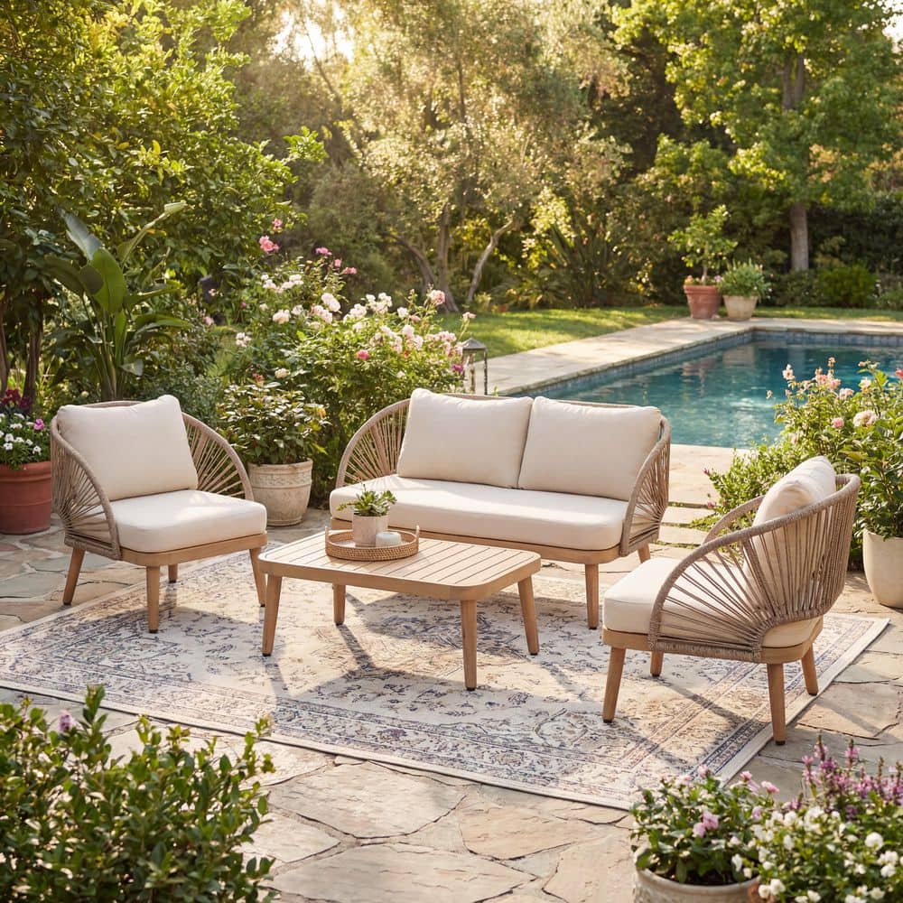 CHRISTOPHER KNIGHT HOME Trix 4-Piece Patio Outdoor Conversation