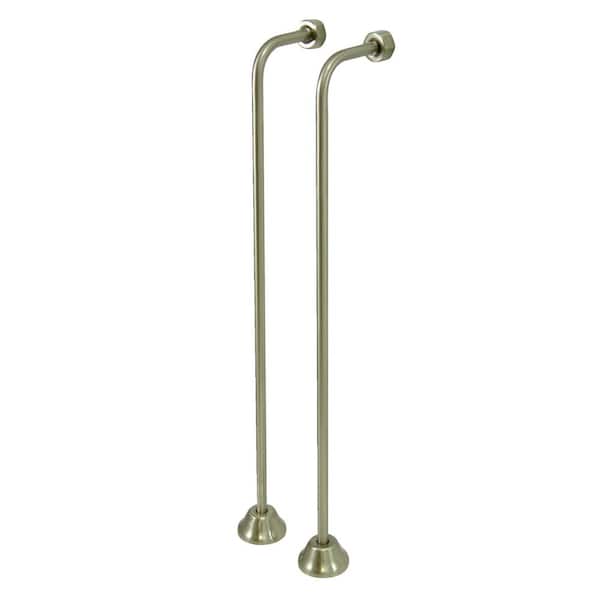 Kingston Brass Vintage Single Offset Bath Supply, Brushed Nickel
