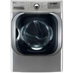 9.0 cu. ft. Stackable Front Load Electric Dryer w/ TrueSteam, SteamFresh & Pedestal Compatible in Graphite Steel