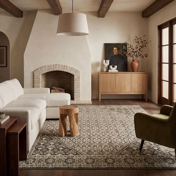 Arlena Brown 8 ft. x 10 ft. Traditional Indoor Area Rug