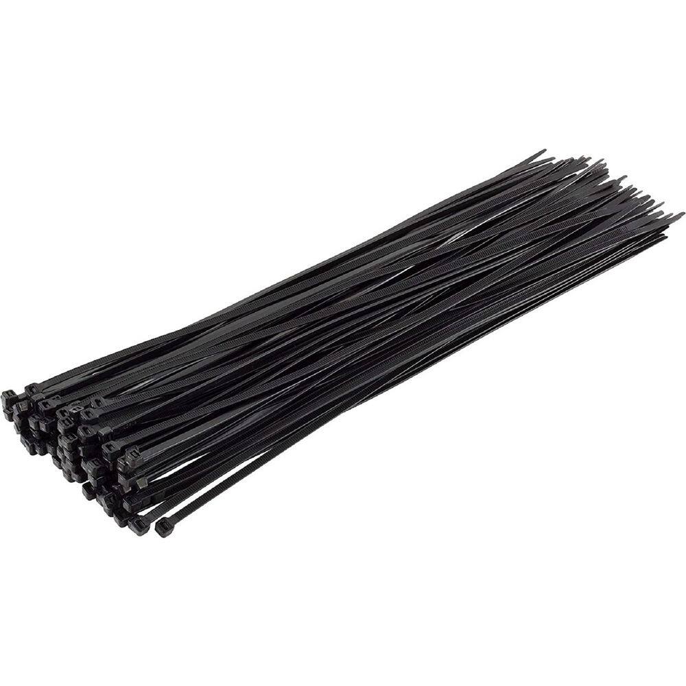 14 in. Cable Zip Tie 50 lbs. Multi-Purpose Self-Locking Black (500-Pack) price history on PriceWatchPro