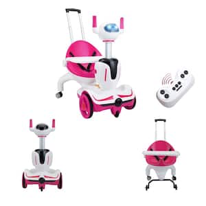 6-Volt Kids Ride On Car Electric Robot Buggy Toy Vehicle with Remote Control, Pink