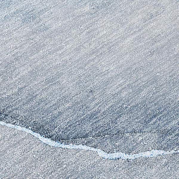 Blue 2 ft. x 3 ft. Abstract Indoor/Outdoor Area Rug