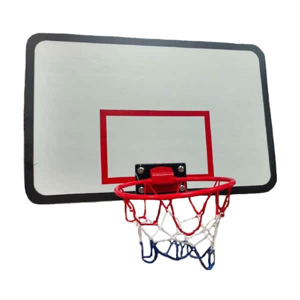 JUMPKING Universal Adjustable Trampoline Basketball Hoop with Basketball