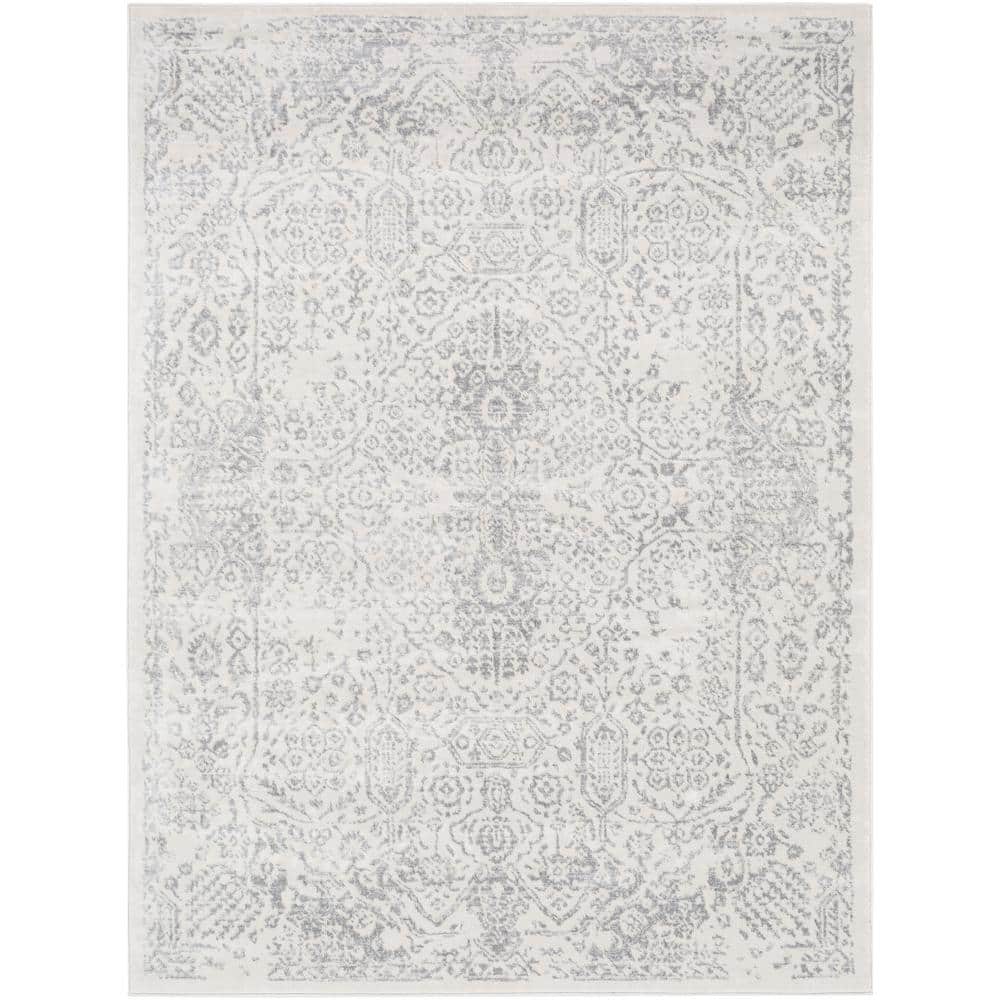 Frost Light Grey 6 ft. 7 in. x 9 ft. Area Rug price history on PriceWatchPro
