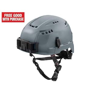 BOLT Gray Type 2 Class C Vented Safety Helmet