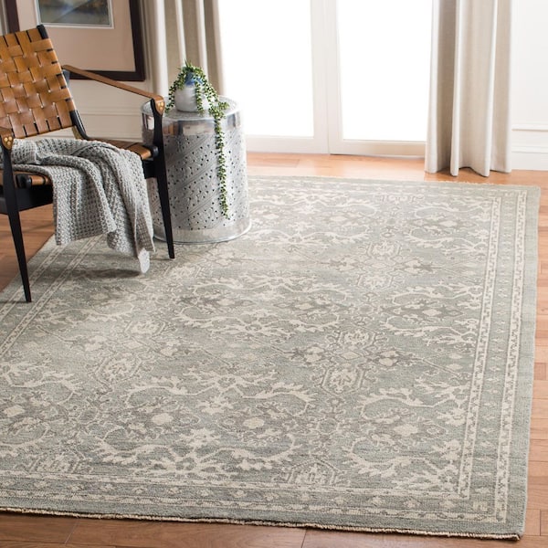 Sivas 6 ft. x 9 ft. Gray/Ivory Oriental Area Rug