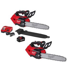 M18 FUEL 14 in. Top Handle 18V Lithium-Ion Brushless Cordless Chainsaw Kit w/8.0 Ah Battery & Charger (2-Tool)
