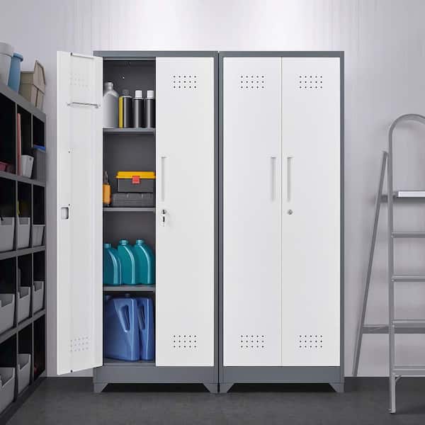 24 in. W x 16 in. D x 65 in. H Outdoor Storage Cabinet,Tool Storage Cabinet,Broom Storage Cabinet,Garage Storage Cabinet