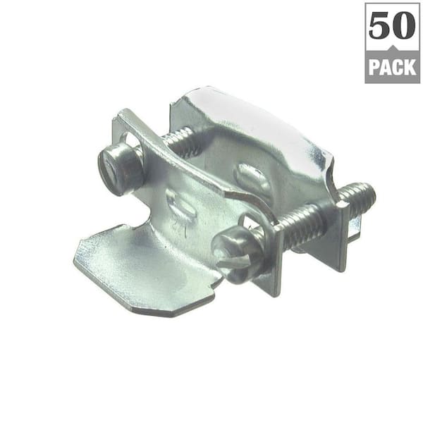 Halex 3/4 in. - 1 in. Steel Non-Metallic 2-Piece Clamp Connectors (50-Pack)