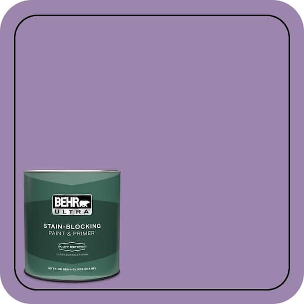 BEHR ULTRA 1 qt. #M570-5 Celeb City Extra Durable Semi-Gloss Enamel Interior Paint & Primer