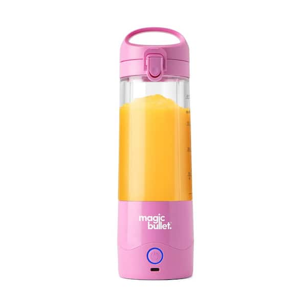 16 Oz. Single Speed Flamingo Pink Portable Blender