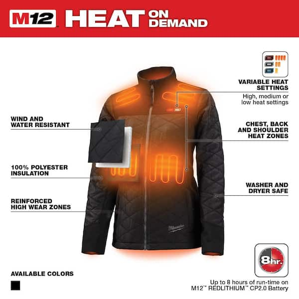 women's milwaukee heated jacket near me