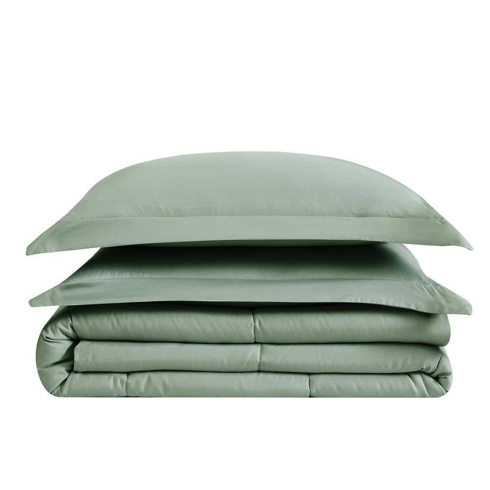 Green Full Down Alternative Microfiber Bedspread Set