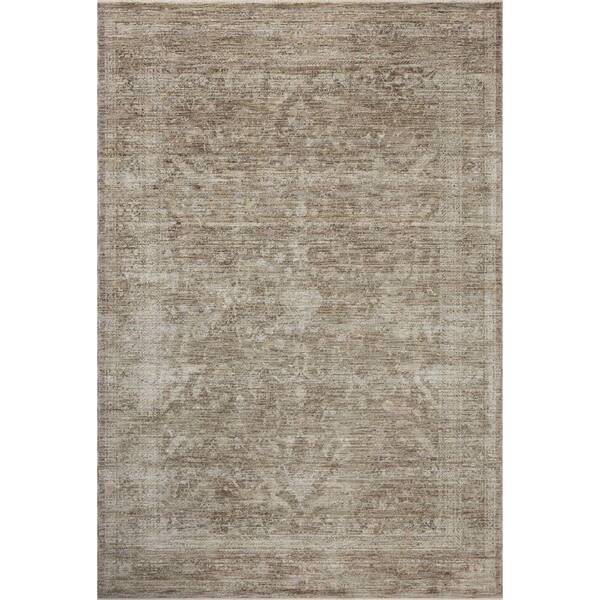 Tabitha Taupe / Pebble 2 ft. 7 in. x 10 ft. Traditional Runner Rug