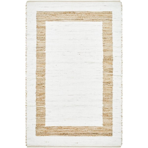 Jean White Doormat 2 ft. x 4 ft. Indoor Area Rug