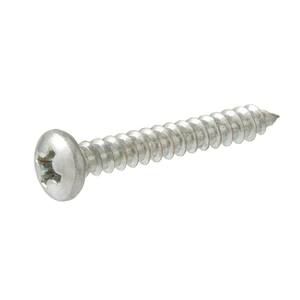 Pack of 25 18-8 Stainless Steel Sheet Metal Screw Type AB Hex Drive Plain Finish 1-1/2 Length #8-18 Thread Size Hex Washer Head