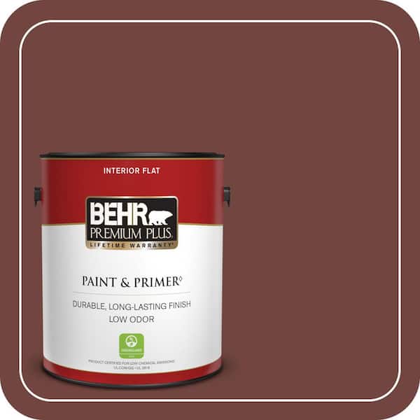 BEHR PREMIUM PLUS 1 gal. #MQ1-19 Dressed To Impress Flat Low Odor Interior Paint & Primer