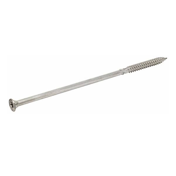 3/8 in. x 10 in. Star Drive Wafer Head Structural 316 Stainless Steel Screw