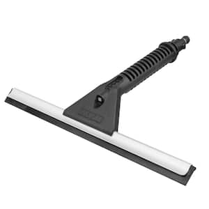 Hydroshot 12 in. Window Squeegee Wiper with Water Sprayer, Quick Snap Connection