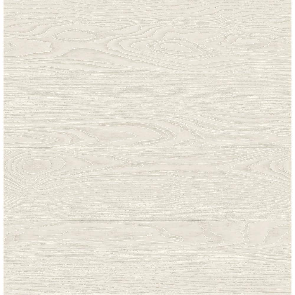 A-Street Prints Salvaged Beige Wood Paper Strippable Roll Wallpaper ...