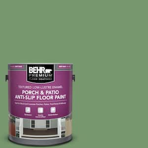 1 gal. #PPU11-03 Botanical Green Textured Low-Lustre Enamel Interior/Exterior Porch and Patio Anti-Slip Floor Paint