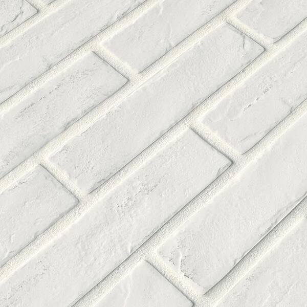 Msi Capella White Brick 2 1 3 In X 10, Brick Look Porcelain Floor Tile