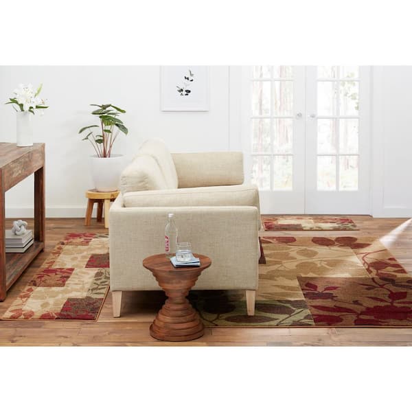 Tribeca Beige/Brown 5 ft. x 7 ft. Geometric 3-Piece Area Rug Set