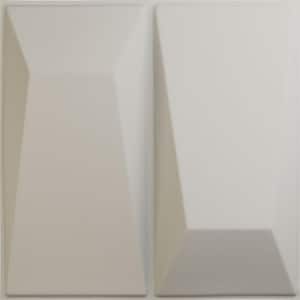 11-7/8"W x 11-7/8"H Locke EnduraWall Decorative 3D Wall Panel, Satin Blossom White (Covers 0.98 Sq.Ft.)