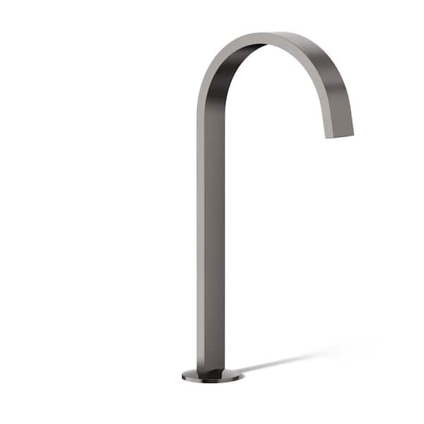 KOHLER Components 1.2 GPM Bathroom Sink Faucet Spout with Ribbon Design in Vibrant Titanium