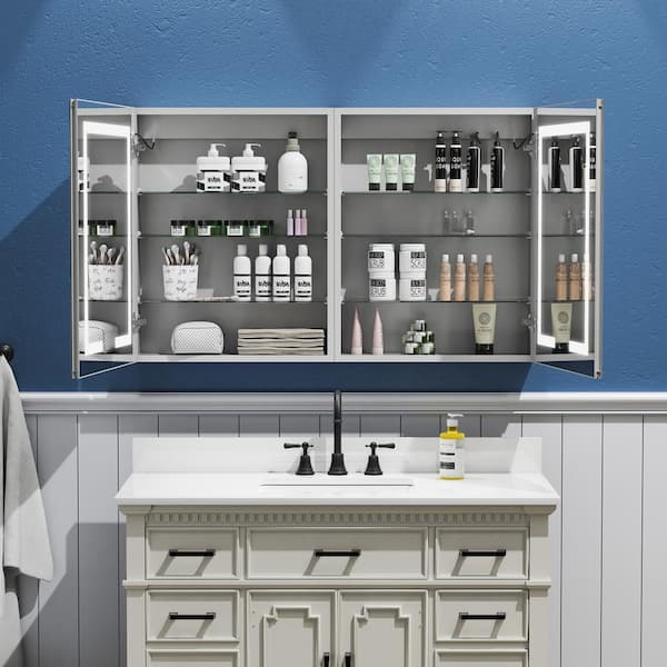 Bathroom Cabinet Wall Mount Medicine Cabinet Storage Kitchen