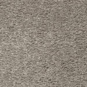 Castle I  - Cinder Fox - Gray 48 oz. Triexta Texture Installed Carpet