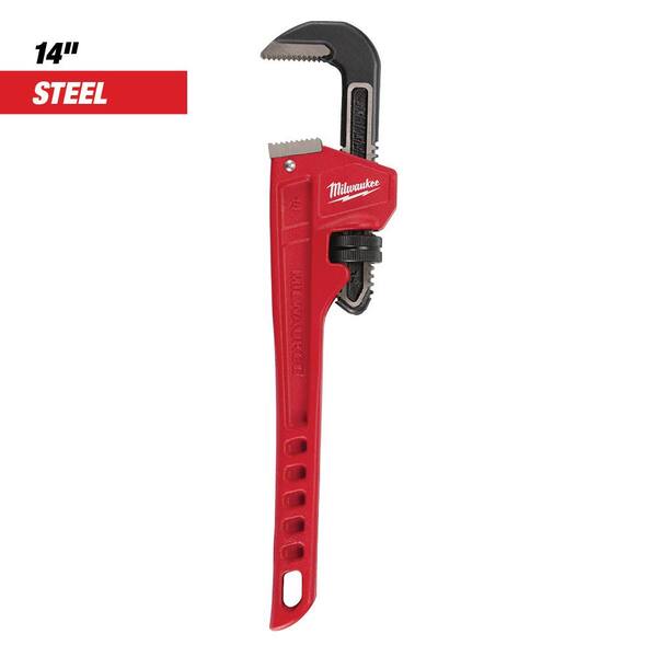 Milwaukee 14 in. Steel Pipe Wrench and 24 in. Steel Pipe Wrench (2 