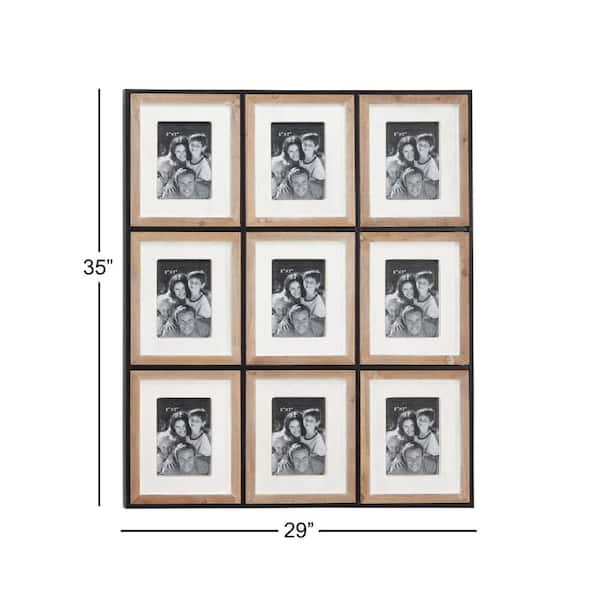 Trio Collage Frame - White, 5x7  Display 3 Photos in 1 Picture Frame