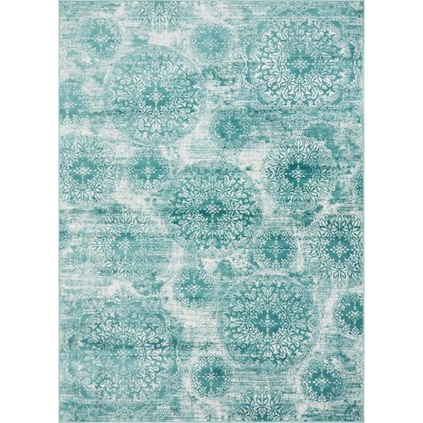 Unique Loom Sofia Grand Turquoise 8' 0 x 11' 0 Area Rug