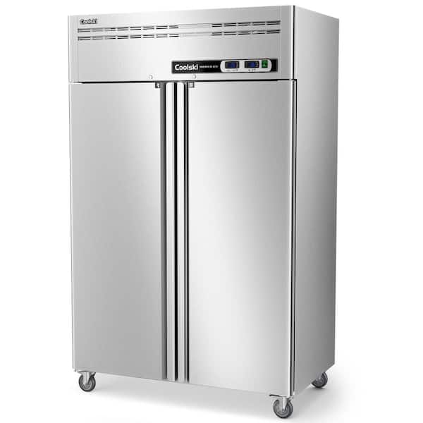 48 in. 36 cu. ft. Auto / Cycle Defrost Commercial Refrigerator and Freezer Combo Upright Freezer in Stainless Steel