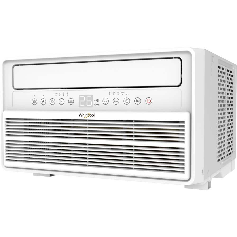 Whirlpool 8,000 (DOE) BTU Window Mounted Inverter Air Conditioner with Remote Control, Small Rooms up to 350 sq. ft. in White WHAW-081IN - The Home Depot