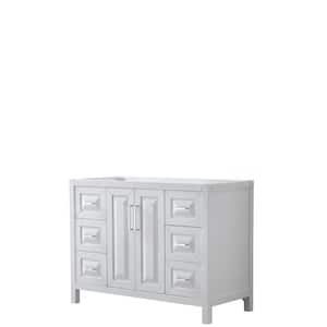Daria 47 in. Single Bathroom Vanity Cabinet Only in White