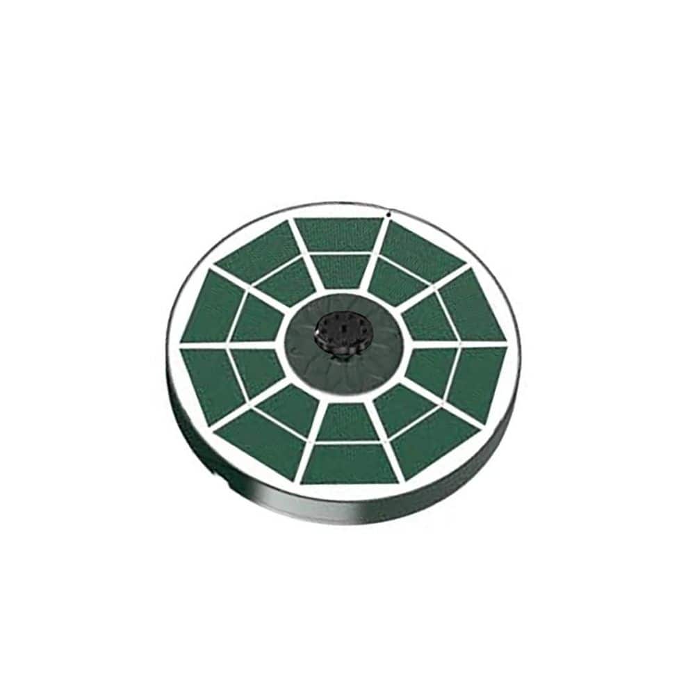 3.5W Black Solar Bird Bath Water Fountain Pump with 8 Nozzles Dark Green High Efficiency Glass Panels Solar Powered price history on PriceWatchPro