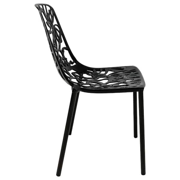 tusk living arc white cafe chair