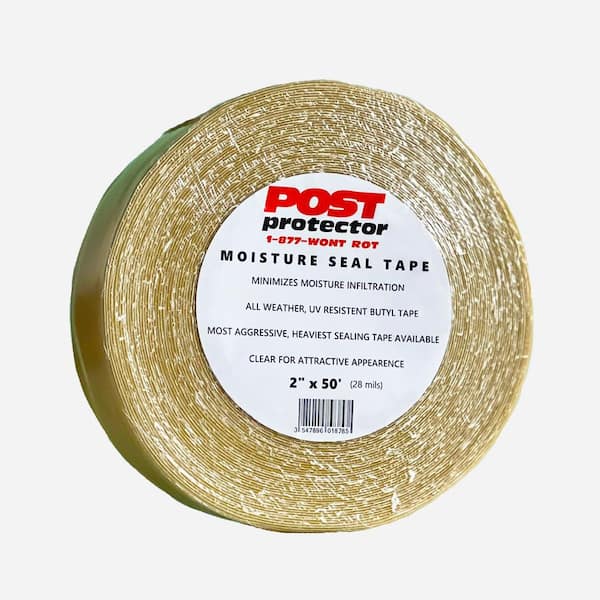Post Protector 2 in. x 50 ft. Moisture Seal All Weather UV Resistant Butyl Tape