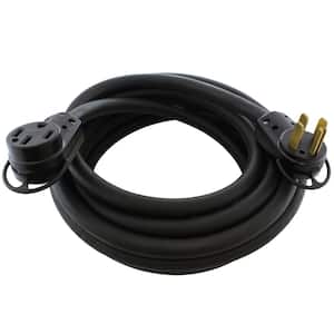 75 ft. 6/4 Indoor/Outdoor 50 Amp 125/250-Volt NEMA 14-50 Rubber Extension Cord with Handles in Black