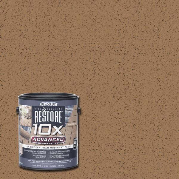 Rust-Oleum Restore 1 gal. 10X Advanced Adobe Deck and Concrete Resurfacer