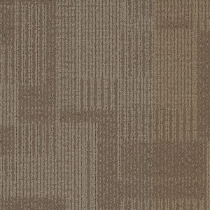 Jett - Deck - Brown Commercial/Residential 24 x 24 in. Glue-Down Carpet Tile Square (72 sq. ft.)