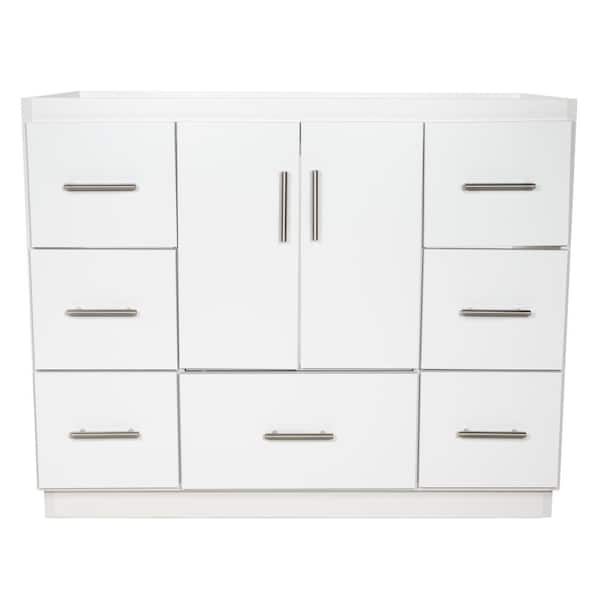 Simplicity by Strasser Slab 42 in. W x 21 in. D x 34.5 in. H Bath Vanity Cabinet without Top in Winterset