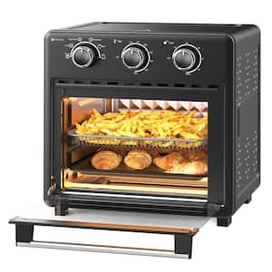 1200-Watt 17qt. Convection Oven, 11-in-1 Air Fryer Toaster Steam Oven, Oven Oil-less Cooker with Rotisserie Shaft