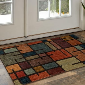 Fairfield Charcoal 2 ft. x 4 ft. Scatter Area Rug